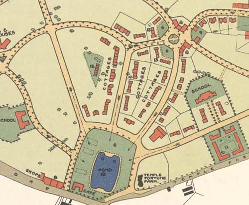 Hampstead Garden Suburb 1905 - detail