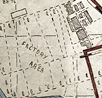 Prisoner of War Map 1944 - detail