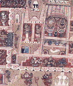 Hindu Pilgrimage Map - detail