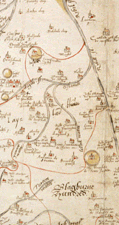 Burghley's Lancashire Map c.1590