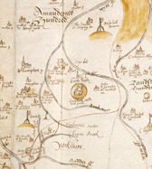 Burghley's Lancashire Map c.1590