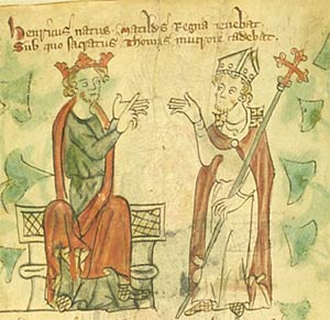 King Henry II and Becket argue